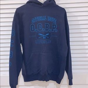 Blue oversized sweatshirt